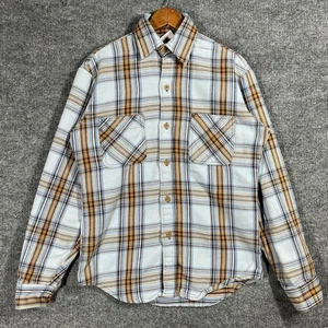 VINTAGE 70s 80s Big Mac Flannel Shirt Mens Size Small Cotton Heavy Sanforized - Picture 1 of 16