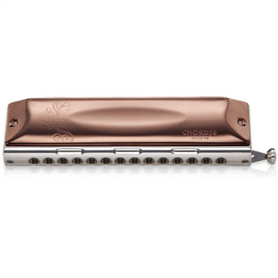 SUZUKI SSCH-56 Sliding Cord Harmonica ABS Body Brass Special Plating with Case - Image 1 of 1