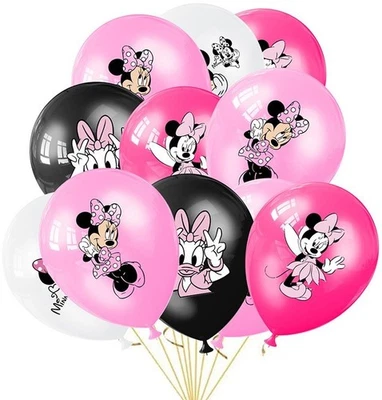 Disney Minnie Mouse Globo Niña Cumpleaños Fiesta Decoración Dibujos Animados 12" 20 un. Foto 1 de 4