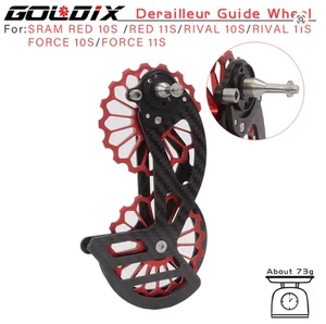 Goldix SRAM Red/Force/Rival Medium WiFli Carbon Cage 17T Ceramic Pulleys 10/11sp - Picture 1 of 4