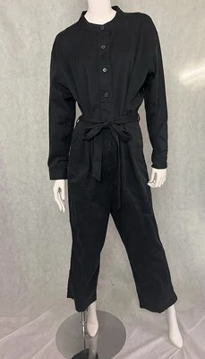 Mono GAP Mujer Cinturón Abotonado Talla 18 Negro Manga Larga Utilitario Pierna Ancha Nuevo con Etiquetas Foto 1 de 4