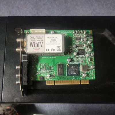 Hauppauge 26552 LF WinTV-PVR-150 NTSC NTSC-J TV Tuner PCI 5188-4202 - Image 1 of 2