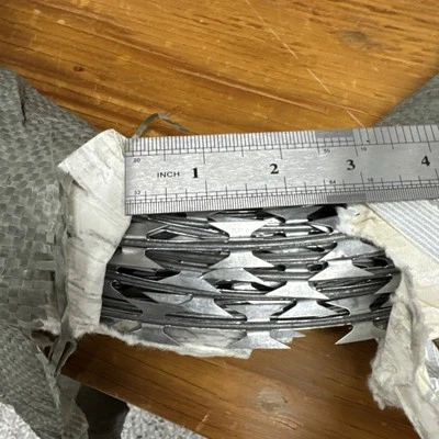 Razor Wires 49 Ft Rolls Razor Wire Fencing Razor Fence Steel Core - Image 1 of 2