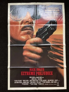 Vintage 1987 Original Extreme Prejudice Movie Poster 41” X 27” Nick Nolte - Bild 1 von 5
