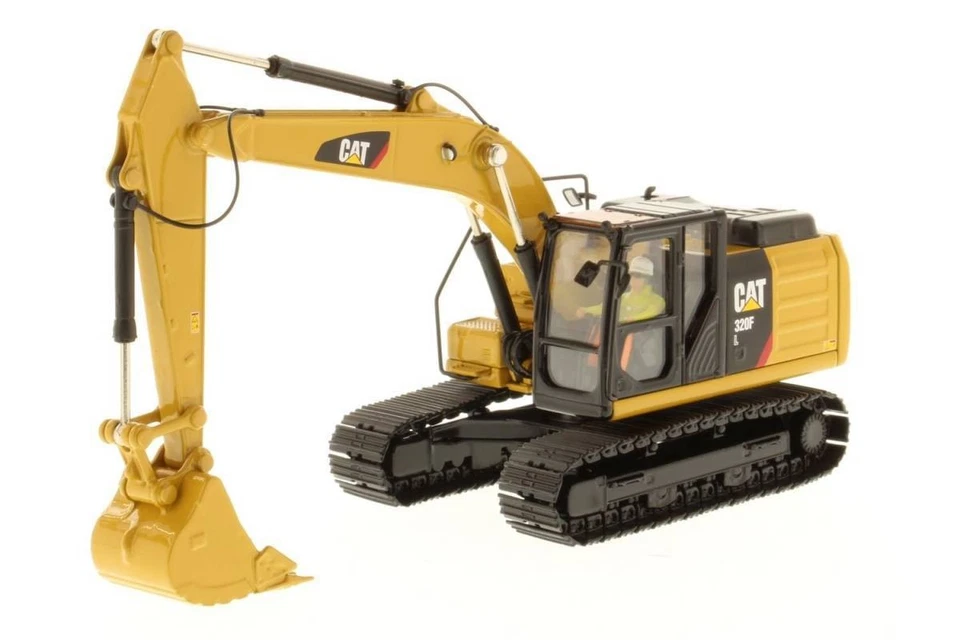 with Tin Box Caterpillar CAT Hydraulic Excavator Miniature 320F L HYDRAULI - Image 1 of 1