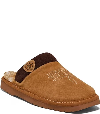 [HOT DEAL] Ariat мужской квадратный носок Silversmith тапочки, каштан (подлинный) - Изображение 1 из 4