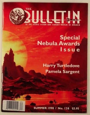 1998 SFWA BULLETIN Nebula Awards HARRY TURTLEDOVE Pamela Sargent science fiction - Image 1 of 2
