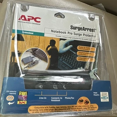 APC Surge Arrest Notebook Surge Protector New in Package! - Image 1 of 3