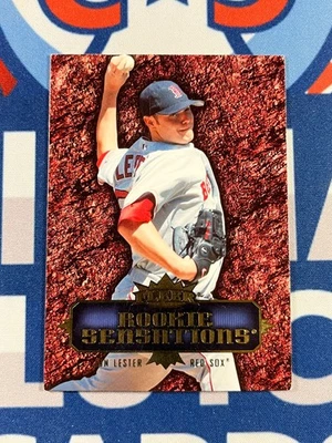 2007 Fleer Rookie Sensations Jon Lester Very Good Boston Red Sox - Image 1 of 2