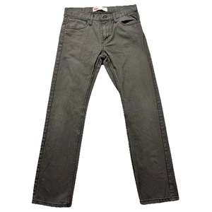 Levi's 511 Slim Fit Boys Jeans corduroy 18 REG 29x29 Gray Straight School Play - Picture 1 of 8