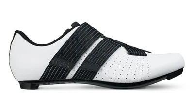 Tênis de ciclismo masculino Fizik Tempo Overcurve R5 BOA branco/preto, EUA 8 1/4, MSRP $131 - Imagem 1 de 4