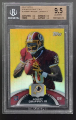 SLA45- 2012 Topps Rookie Refractors #TFHMRG Robert Griffin III - BVG GemMt (9.5) - Image 1 of 2