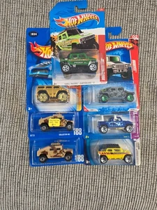 HOT WHEELS HUMMER HUMVEE LOT OF 7 Variations - Picture 1 of 5