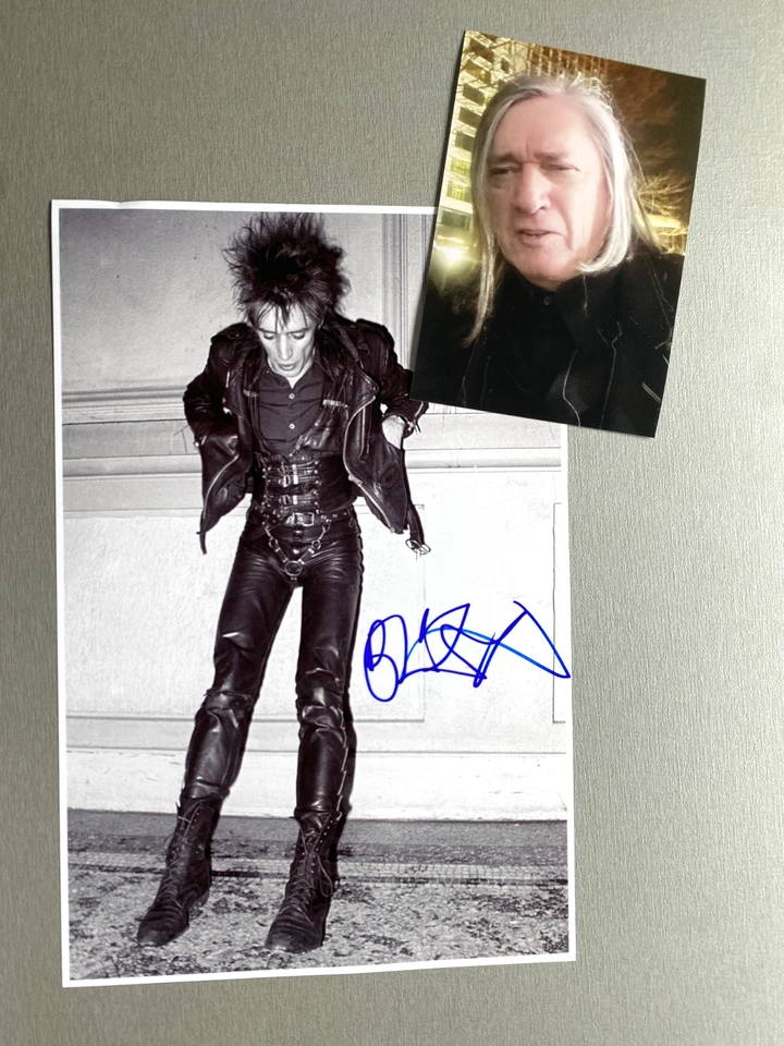 BLIXA BARGELD "Einstürzende Neubauten" signed in-person autograph 8x12 photo - Image 1 of 1