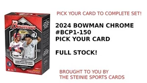 2024 Bowman Chrome Prospects #BCP1-150 PICK YOUR CARD TO COMPLETE SET CHEAP! - Picture 1 of 1