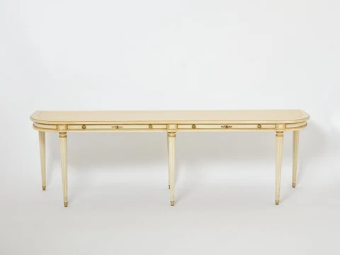 Maison Jansen neoclassical Louis XVI style console table 1950s Cover