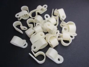 Abrazaderas de cable de alambre de nailon de 100 piezas 1/8, 9/16, 5/8 o 3/4" NUEVAS - Imagen 1 de 5