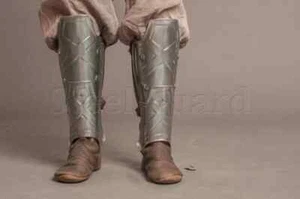 Medieval Steel Armour Legs Dwarven Pair - Picture 1 of 4