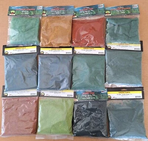 All Scales JTT SCENERY PRODUCTS 30cu.in. TURFS AND POLY-FIBERS !!!YOUR CHOICE!!! - Picture 1 of 27