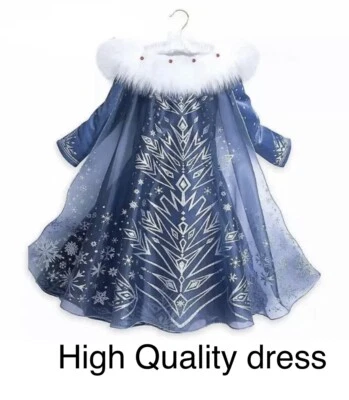 Disney-Inspired Frozen Elsa Dress, Christmas Gift -3T  to 8T - Image 1 of 4