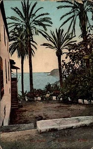 Las Palmas España España Islas Canarias ~1910 San Andrés Palmeras Mar Mar Mar - Imagen 1 de 2