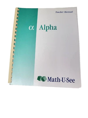 MATH U SEE ALPHA TEST BOOKLET SINGLE DIGIT ADDITION AND SUBTRACTION 2004 - Image 1 of 3