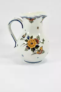 VINTAGE Hand-Painted Royal Delft Earthenware 'Koninklijke Porceleyne Fles' Jug - Picture 1 of 5
