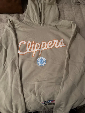 2021 LA Clippers City Edition Men’s Beige Hooded Sweatshirt- Size XL Cover