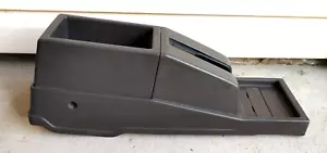 OEM 86-93 Nissan D21 Hardbody Pickup Truck Floor Center Console Box Manual Gray - Picture 1 of 12
