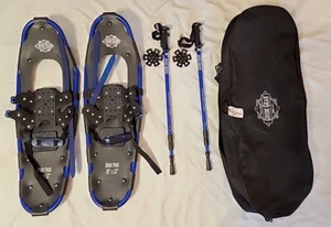 KIT DE POSTE DE TREKKING RAQUETAS DE NIEVE LIGERAS ALUMINIO 10”X32” GUÍA - Imagen 1 de 11