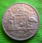 1942 Australian Florin Coin    Silver   48 5