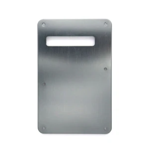 Aluminum Alloy Electric Guitar BackPlate Vintage Single Hole Gray For FD ST SQ - Picture 1 of 5