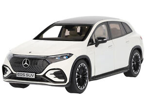 Mercedes-Benz X 296 EQS SUV AMG Line Diamond White 1:18 New Boxed NZG