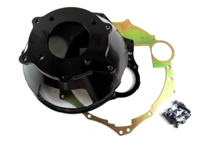 SBC 350 /BBC 454 to Muncie, GM T5 Transmission Steel Bellhousing E45053 - Image 1 of 3