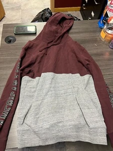 Men's medium - American eagle jacket - maroon - Picture 1 of 2