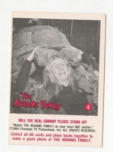 1964 THE ADDAMS FAMILY trading card #4 "original" - Picture 1 of 1