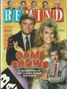 Remind Magazine September 2024 Game Shows Pat Sajak Vanna White Alex Trebek NEW - Picture 1 of 1