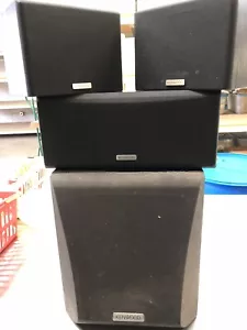 KENWOOD KS-201 HT SUB CENTER 2 REAR SPEAKERS - Picture 1 of 9