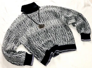 Esprit NEU Strick Pullover Rollkragen S 36 38 Mohair Wolle Oversize Italy 2025 - Bild 1 von 1