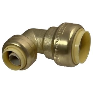 1 Stück 3/4 Zoll x 1/2 Zoll Push Fit Ellbogen, reduzierter reduzierender Ellbogen, 27-4-6=1 - Bild 1 von 7