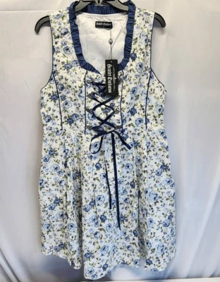 Scarlet Darkness October Fest Floral Women's Size L Dress NWT E8 - Image 1 of 4