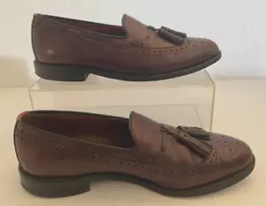 Allen Edmonds Manchester Wingtip Tassel Loafer Brogue Slip On Shoes Mens 9.5 D - Picture 1 of 9