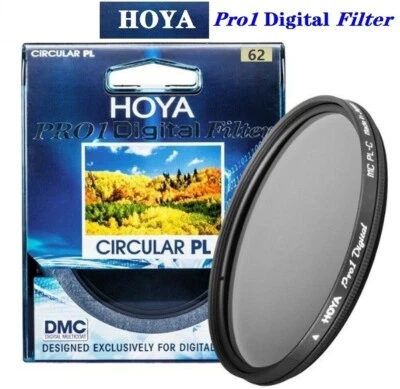 HOYA 62mm Pro1 CPL Digital CIRCULAR Polarizer Camera Lens Filter For SLR Camera - Image 1 of 4