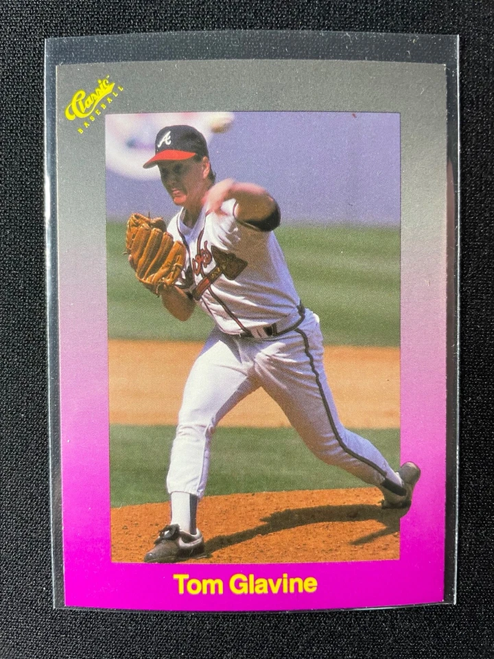 1989 Classic Travel Purple Tom Glavine #159 Braves!!! - Image 1 of 1