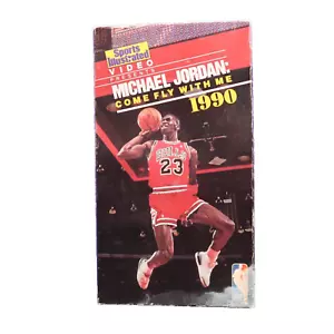 Michael Jordan Come Fly With Me 1990 VHS Chicago Bulls Basketball Vintage Tested - Picture 1 of 3