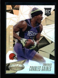 CHARLES GAINES 2015 PANINI CERTIFIED #160 MIRROR GOLD  ROOKIE RC #16/25 AZ6290