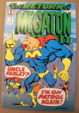 Kitchen Sink 1989 THE RETURN OF MEGATON MAN 3 (of 3)  kyl Don Simpson