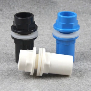 20/25/32/40/50mm PVC Fish Tank Drain Pipe Connector Water Tank Joints Fitting - Picture 1 of 4