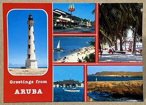 Greetings from ARUBA Dutch Antilles - Postcard - Picture 1 of 2