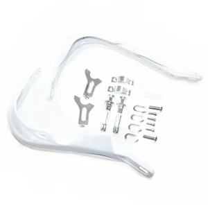 WHITE ALLOY Heavy Duty 22mm Handle Bar Hand Guard PIT PRO Trail Quad Dirt Bike - Picture 1 of 7